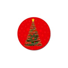 Xmas Tree 3 Golf Ball Marker by Valentinaart