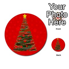 Xmas Tree 3 Multi-purpose Cards (round)  by Valentinaart