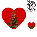 Xmas tree 3 Multi-purpose Cards (Heart)  Front 10