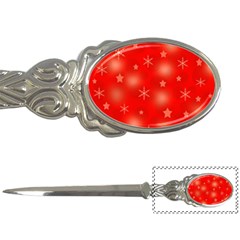 Red Xmas Desing Letter Openers by Valentinaart