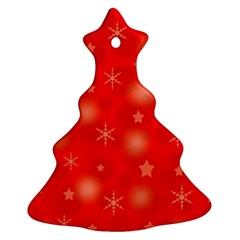 Red Xmas Desing Ornament (christmas Tree)