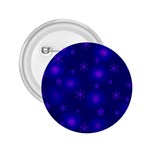 Blue Xmas design 2.25  Buttons Front