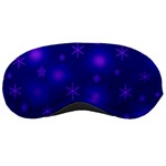 Blue Xmas design Sleeping Masks Front