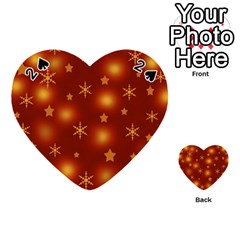 Xmas Design Playing Cards 54 (heart)  by Valentinaart
