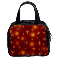 Xmas Design Classic Handbags (2 Sides) by Valentinaart