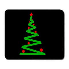 Simple Xmas Tree Large Mousepads by Valentinaart