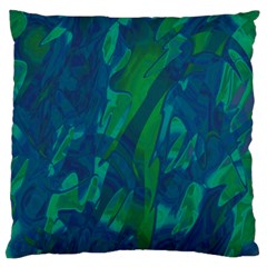 Green And Blue Design Standard Flano Cushion Case (two Sides) by Valentinaart