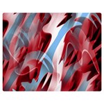 Blue and red smoke Double Sided Flano Blanket (Medium)  60 x50  Blanket Front