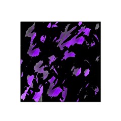 Painter Was Here - Purple Satin Bandana Scarf by Valentinaart