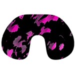 Painter was here - magenta Travel Neck Pillows Back