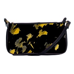 Painter Was Here - Yellow Shoulder Clutch Bags by Valentinaart