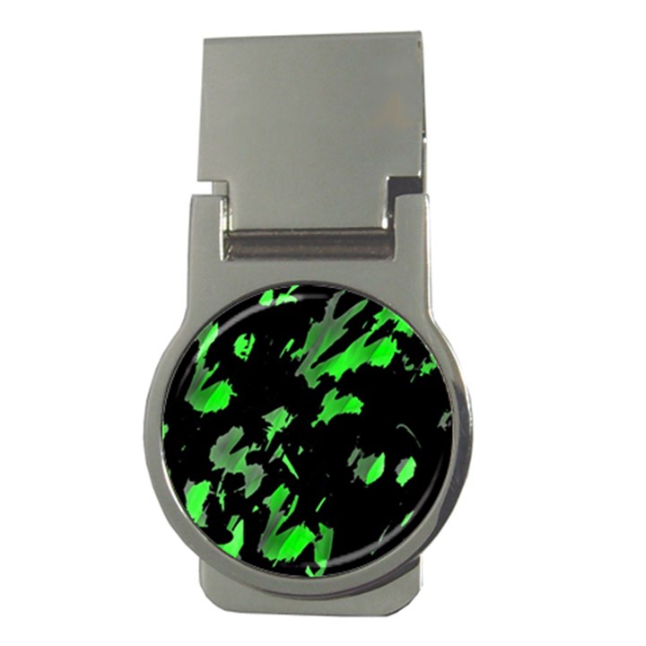 Painter was here - green Money Clips (Round) 