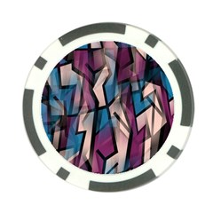 Purple High Art Poker Chip Card Guards (10 Pack)  by Valentinaart