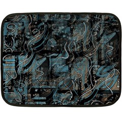 Blue town Double Sided Fleece Blanket (Mini) 