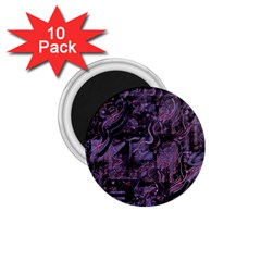 Purple Town 1 75  Magnets (10 Pack)  by Valentinaart