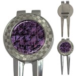 Purple town 3-in-1 Golf Divots Front