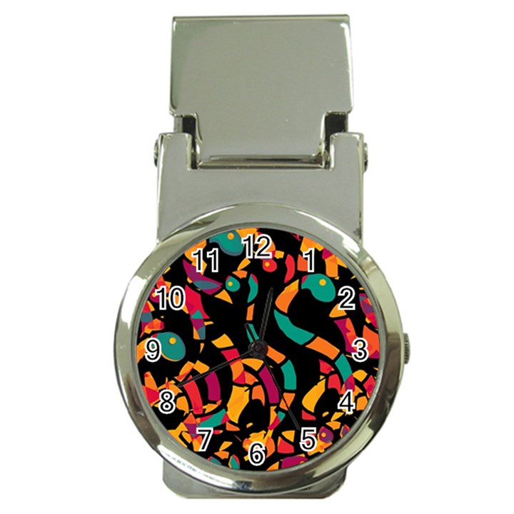 Colorful snakes Money Clip Watches