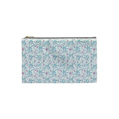 Intricate Floral Collage  Cosmetic Bag (small)  by dflcprints