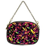 Colorful dragonflies design Chain Purses (One Side)  Front