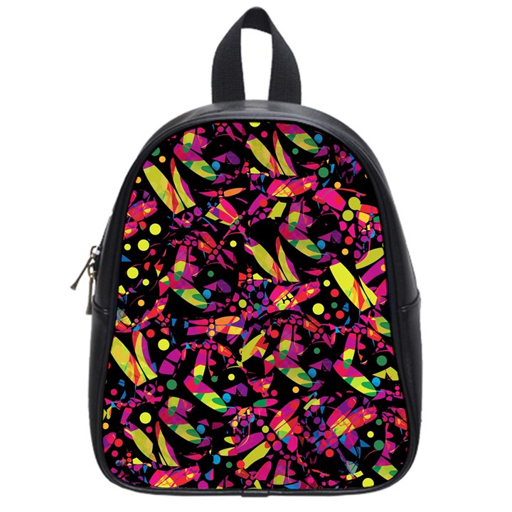 Colorful dragonflies design School Bags (Small) 