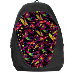Colorful Dragonflies Design Backpack Bag by Valentinaart