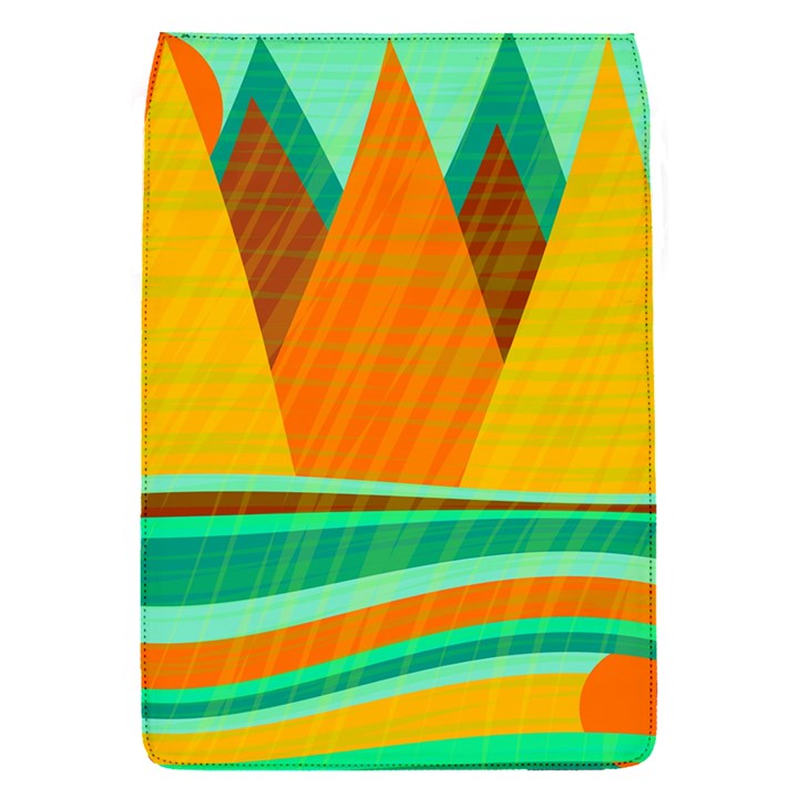 Orange and green landscape Flap Covers (S) 