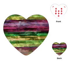 Colorful Marble Playing Cards (heart)  by Valentinaart