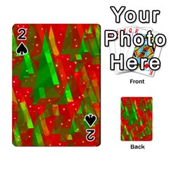 Xmas trees decorative design Playing Cards 54 Designs 