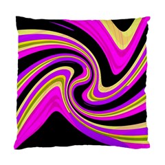 Pink And Yellow Standard Cushion Case (two Sides) by Valentinaart