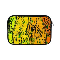 Gentle Yellow Abstract Art Apple Ipad Mini Zipper Cases by Valentinaart