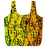 Gentle yellow abstract art Full Print Recycle Bags (L)  Front