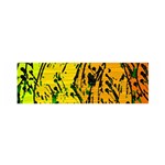 Gentle yellow abstract art Satin Scarf (Oblong) Front