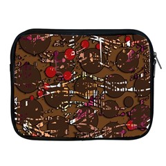 Brown Confusion Apple Ipad 2/3/4 Zipper Cases by Valentinaart