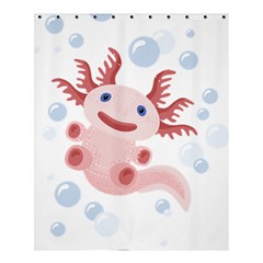 Axolotl Natural Tshirt Shower Curtain 60  X 72  (medium)  by XOOXOO