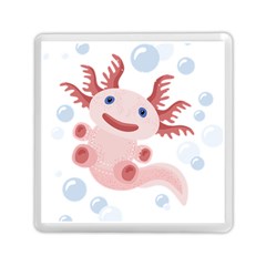 Axolotl Natural Tshirt Memory Card Reader (square) 