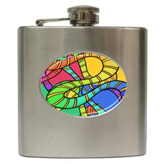 Abstrak Hip Flask (6 oz)