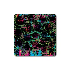 Graffiti Style Design Square Magnet by Valentinaart