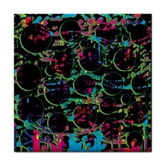 Graffiti Style Design Face Towel by Valentinaart