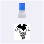 Blackandwhite Mickey Icecream Rubber Round Stamps (Small) 1.12 x1.12  Stamp