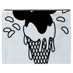 Blackandwhite Mickey Icecream Cosmetic Bag (xxxl) 