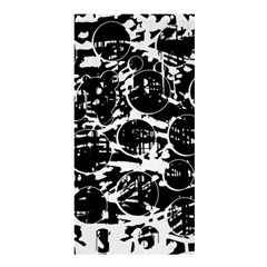 Black And White Confusion Shower Curtain 36  X 72  (stall) 