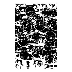 Black And White Confusion Shower Curtain 48  X 72  (small)  by Valentinaart