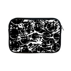 Black And White Confusion Apple Ipad Mini Zipper Cases by Valentinaart