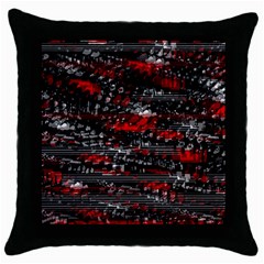 Bed Eyesight Throw Pillow Case (black) by Valentinaart