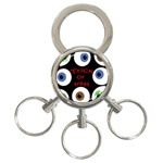 Trick or treat  3-Ring Key Chains Front