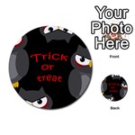 Trick or treat - owls Multi-purpose Cards (Round)  Front 54