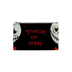 Trick Or Treat 2 Cosmetic Bag (small)  by Valentinaart
