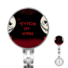 Trick Or Treat 2 Stainless Steel Nurses Watch