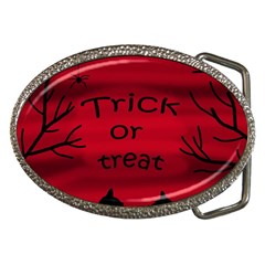 Trick Or Treat - Black Cat Belt Buckles by Valentinaart