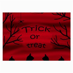 Trick Or Treat - Black Cat Large Glasses Cloth (2-side)